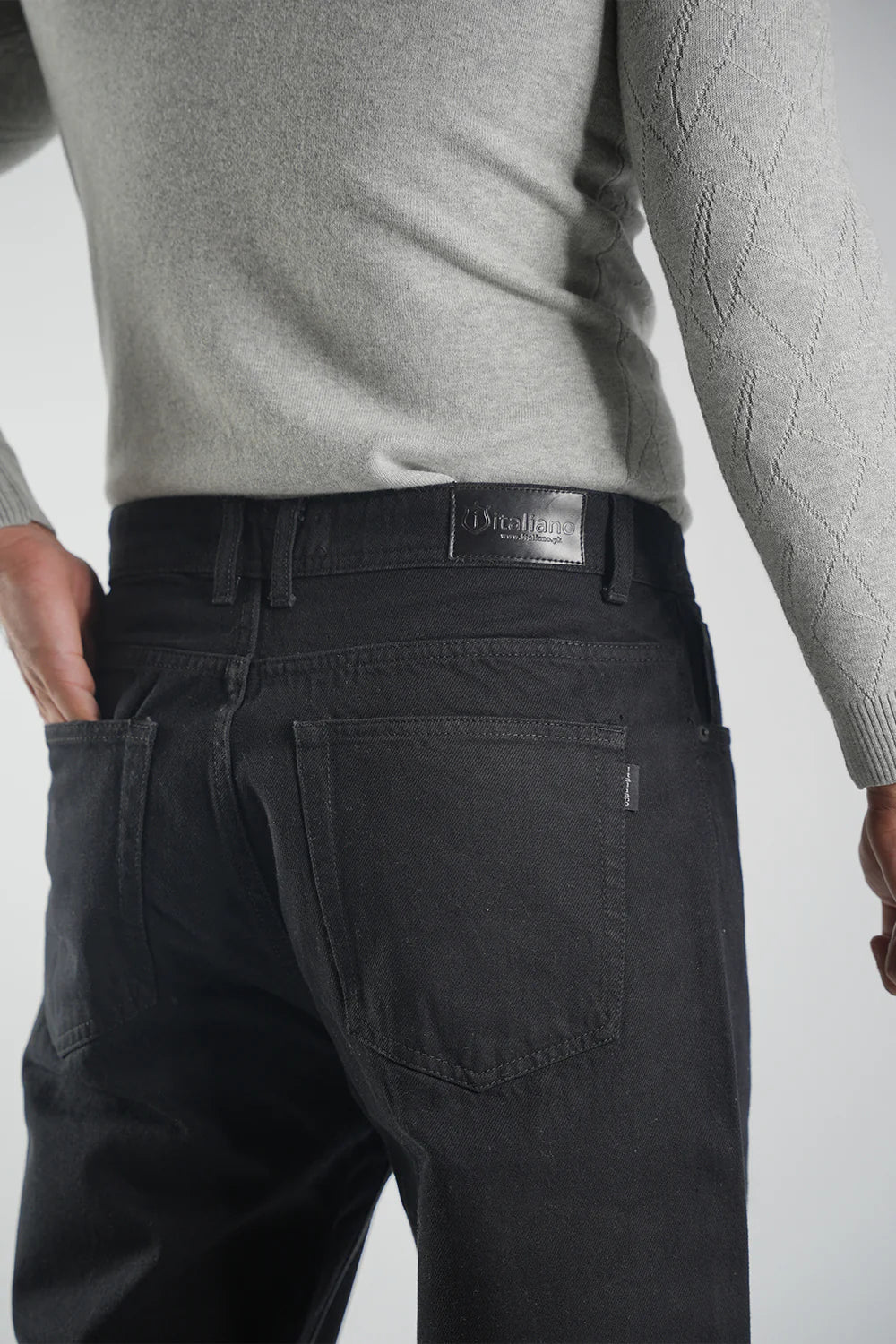 Men’s Premium Black Baggy Fit Jeans