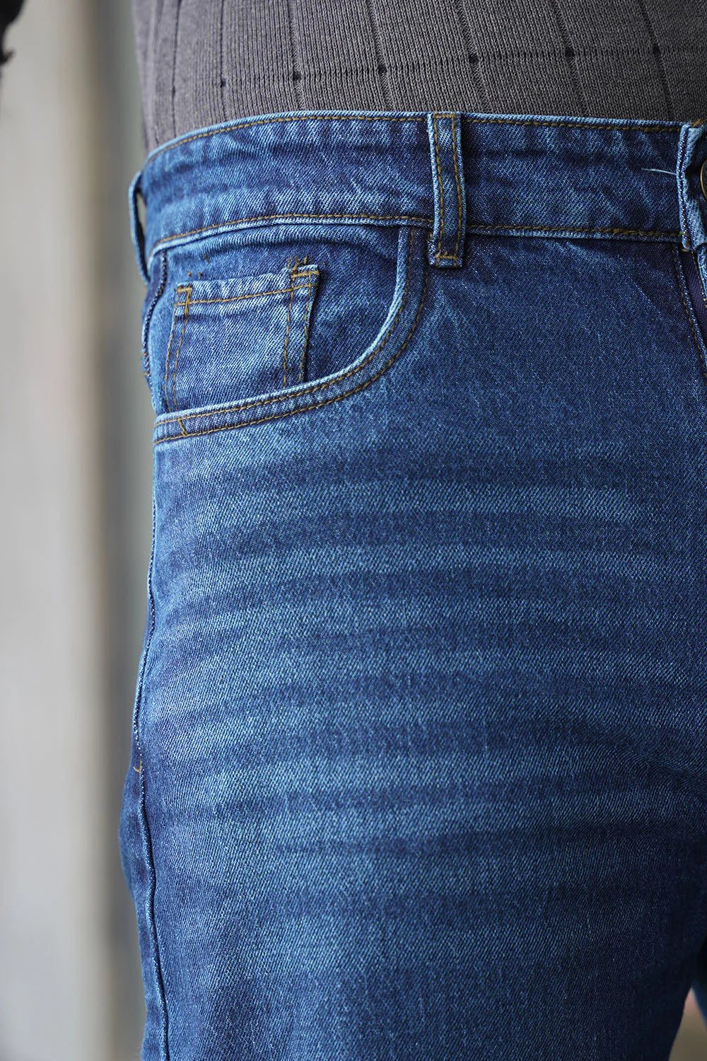 Men’s Classic Blue Baggy Fit Denim Jeans