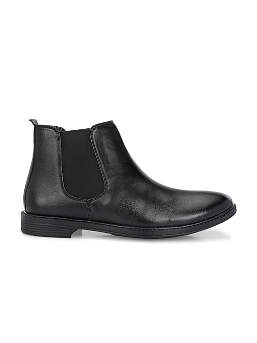 Men’s Leather Chelsea Boots – Classic Slip-On Ankle Boots