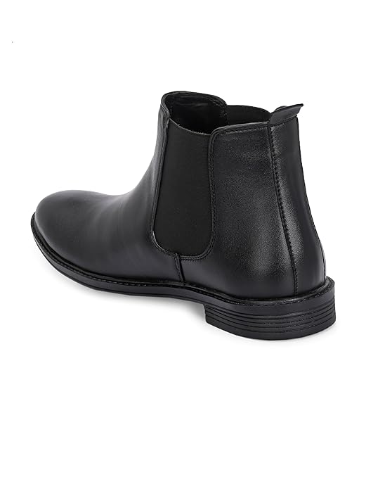 Men’s Leather Chelsea Boots – Classic Slip-On Ankle Boots