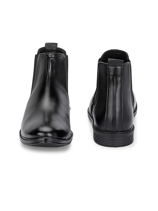 Men’s Leather Chelsea Boots – Classic Slip-On Ankle Boots