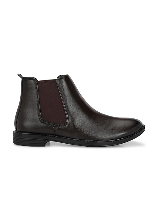 Men’s Leather Chelsea Boots – Classic Slip-On Ankle Boots