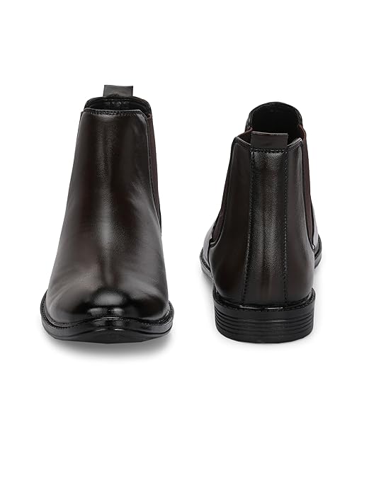 Men’s Leather Chelsea Boots – Classic Slip-On Ankle Boots
