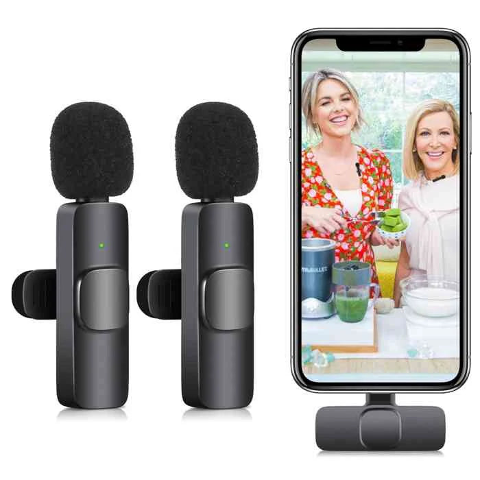 K9 Wireless Lavalier Microphone for Android & iPhone