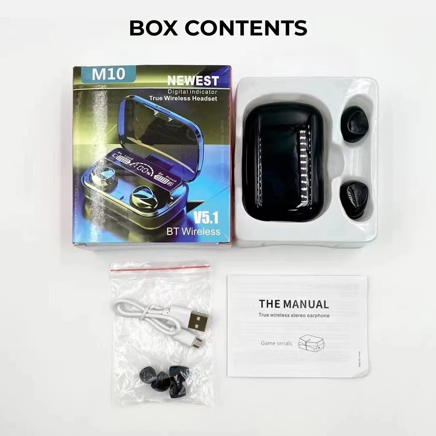 M10 TWS Wireless Earbuds with Power Bank Case