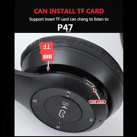 P47 Wireless Bluetooth Headphones