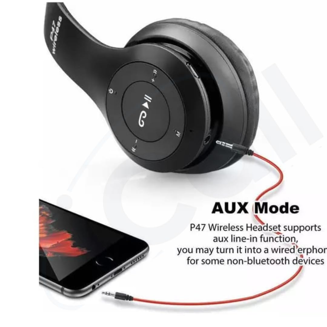 P47 Wireless Bluetooth Headphones