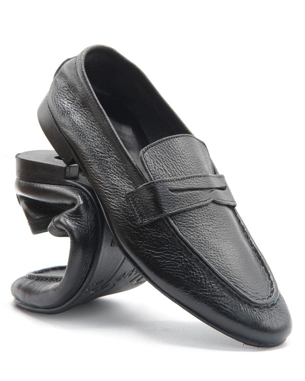 Pocket Shoes – Foldable Leather Slip-On Loafers