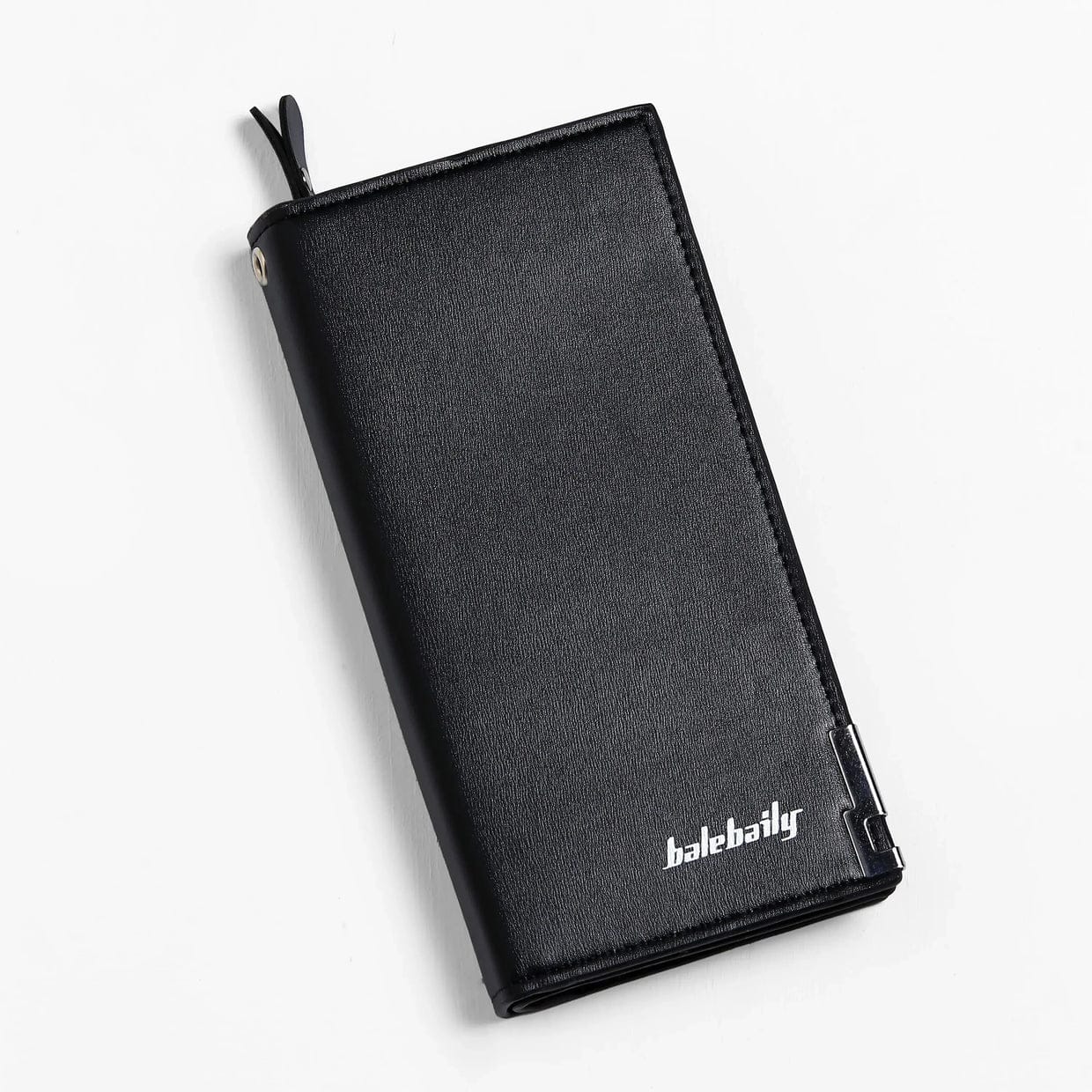 Men’s Premium Long Wallet – Leather Zipper