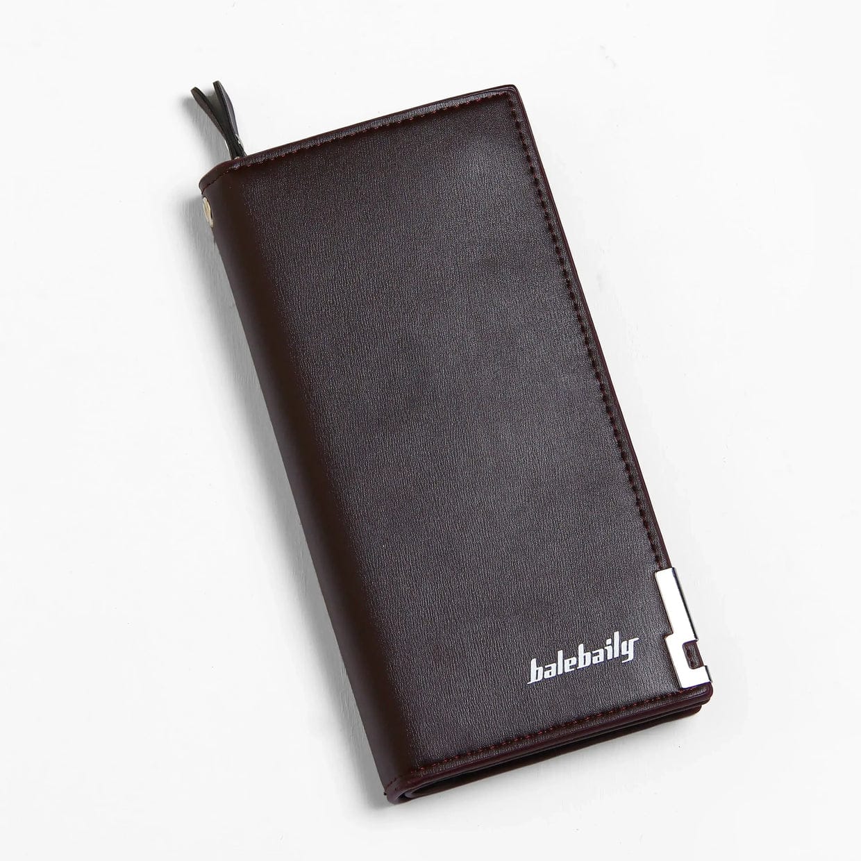 Men’s Premium Long Wallet – Leather Zipper